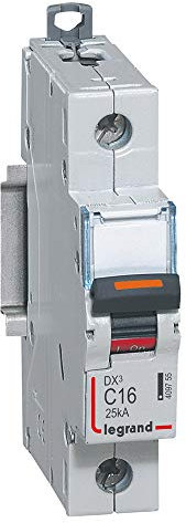 Disjoncteur DX³ 25kA - 1P 230V~ à 400V~ - 16A - courbe C - 1 module