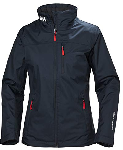 Helly-Hansen Women's Crew Midlayer Waterproof Windproof Breathable Sailing Jacket, 598 Navy, X-Small