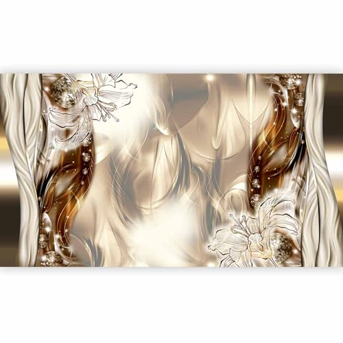 Fototapete - Vlies Abstrakt, 500x280 cm, Schlafzimmer, Wohnzimmer, Full HD | Full HD Druck, 3D-Effekt, lichtbeständige Farben, ideal fürs Wohn- oder Schlafzimmer, schnelle Montage, lichtbeständig, edel