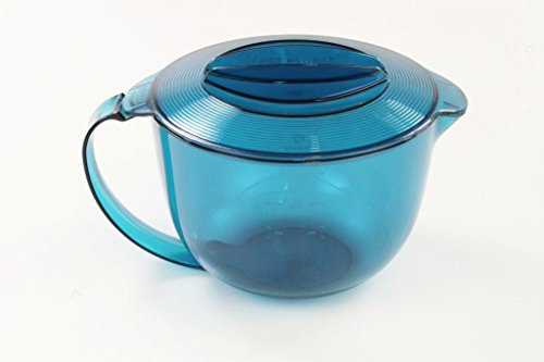 TUPPERWARE 1,0 L türkis Kanne Mikrowelle Microplus 10119