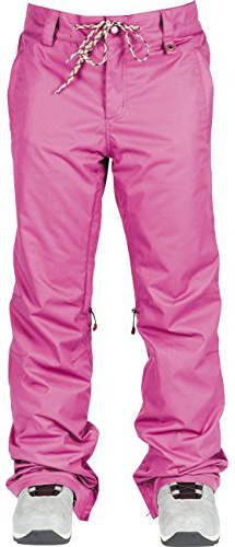 Nitro Snowboards Whistler 19 Boyfriend Fit - Pantalones de esquí para Mujer, Impermeables, Transpirables, Costuras Completamente Selladas, Invierno, Whistler 19., Mujer, Color Smkd Pink, tamaño Small