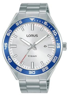 Lorus Men Analog-Digital Quartz Watch with Stainless Steel Strap RH939NX9