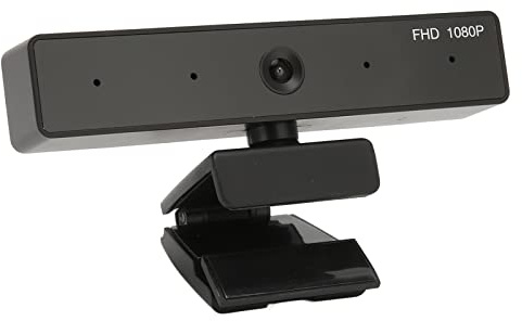 VBESTLIFE Web Camera,HD 1080P USB 96 Degree Angle Computer Webcam,Stereo Sound Pickup USB Laptop Webcam,Webcam for Online Classrooms Live Broadcasts Games