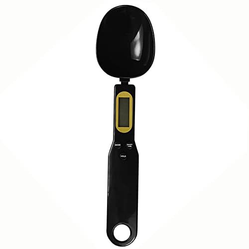 delr Báscula de cuchara | Báscula electrónica de cuchara 500 g/0,1 g | Báscula de cocina digital con mango y boquilla para café, pastillas, té, harina, aceite, productos horneados