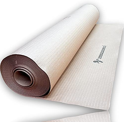 Rotolo Cartone Ondulato Copripavimento 80cmx57mt, Lento Assorbimento per Non Macchiare il Pavimento