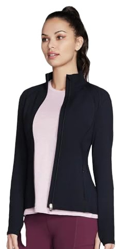 Skechers Gowalk Jacket, Bold Black, Small