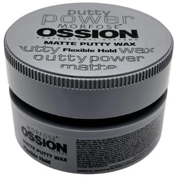 Morfose Ossion Cire Coiffante Flexible Hold 100ml – Cire coiffante flexible – Look naturel & souple – Pour tous types de cheveux