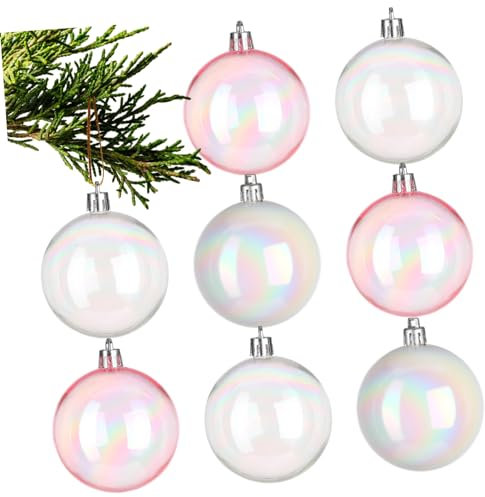 ABOOFAN 3 Sets Perlglanzkugeln Schillernde Kugeln Hängendes Ornament Dekoratives Ornament Für Weihnachtsdekoration Zu Hause 12 Stück * 3