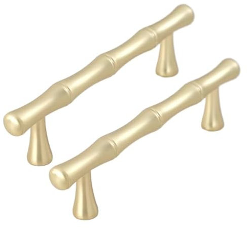 Schrankgriffe aus Zinklegierung, Schubladengriffe und Knäufe, Küchenschrank-Hardware, gebürstetes Kupfer, Schubladen für Badezimmer, Schrank, Kommode, Kleiderschrank, 2 Stück