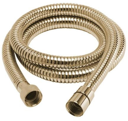 1.2M Brushed Gold Stainless Steel Hand Shower Flexi Pipe – Durable, Elegant Shower Hose with Brushed Gold Finish, Rust-Resistant and Flexible for Modern Bathrooms