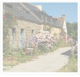 Fenetre Rideau,115x105cm Blanc Moustiquaire Porte Fenetre Rideau, Kit d'installation pour La Plupart Les Types de FenêTres ou Porte