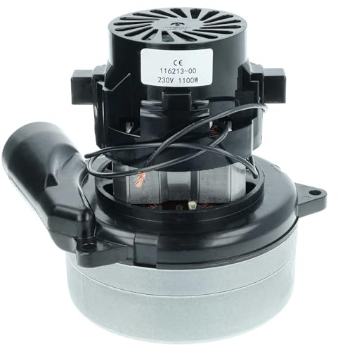 vhbw Motor de repuesto compatible con Lavor Compact Nox 45 E, Easy 50 E aspiradora - 1100 W