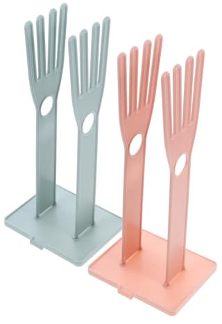 ULTECHNOVO 2pcs Kitchen Glove Drying Rack Reusable Stand for Washing Gloves Drying Rack for Mitten for Kitchen Sink Stand Towel Holder Organizer