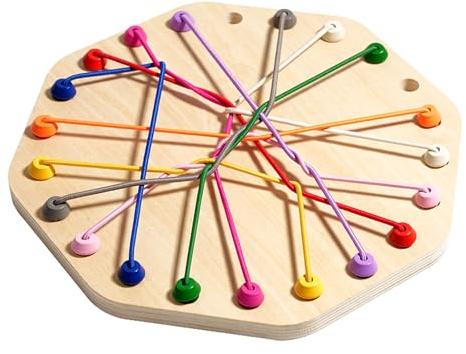 WOODENFUN Seilknäuel Puzzle strategisches Denkspiel für Kinder ab 6 Jahren