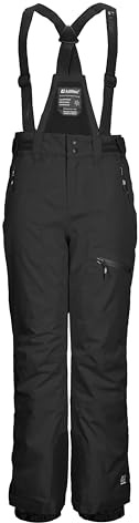 Killtec Jungen Skihose/Funktionshose mit abzippbarem Latz, Kantenschutz und Schneefang Ksw 195 Bys Ski Pnts