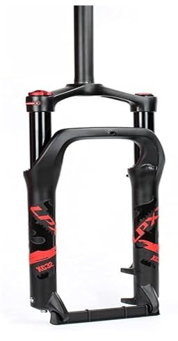 LQVAIPT Forcella Anteriore Fat for Bicicletta da Montagna XC da Neve e Spiaggia da 20 Pollici e 26 Pollici, Forcella ad Aria Ultraleggera in Lega di Alluminio, Pneumatici Fat da 20 x 4 MTB A(D,26)