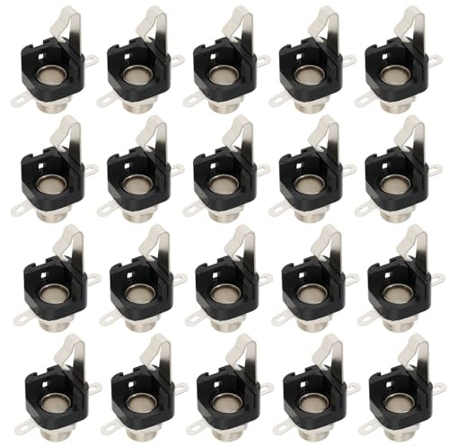 EMSea 20 x 6,35 mm Mono-Klinkenbuchse ohne Schalter für Mikrofon