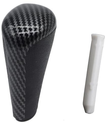 Velocidad Coche Para Peugeot 206 207 208 301 307 308 407 408 607 3008 5008 Para RCZ Car Reemplazo Palanca Cambios Stick Shifter Lever Pen Automático(Carbon and Adapter)