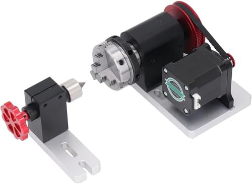 CNC Module Kit,4:1 Belt Reduction Ratio Chuck Fourth Axes Kit TTC450 Milling Machine