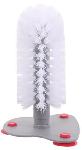 GATHINESS Cepillo de Limpieza Cerdas Suaves con Ventosa para Caparazón de Tortuga y Material Abs, Adecuado para Vasos y Suministros para Reptiles