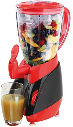 Domoclip DOP141RN Blender avec Robinet Verseur rouge/noir 1,5 Litre, 350