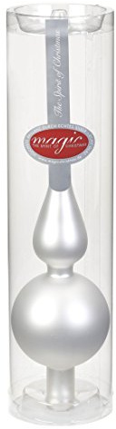 Inge Glas 11000C220-MO Baumspitze aus Glas 28 cm hoch, 1 Stück, farblich sortiert