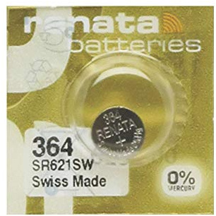 Uhrenbatterie Renata MP-E 364 SR621SW, 60% leistungsstärker, 1 Batterie