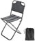 JIXIN Camping Wanderstuhl Sitzhocker, Outdoor Angelstuhl Von Strong Aluminium Alloy Nylon Camouflage Folding Small Size Chair