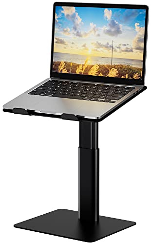 BESIGN LSX6 Laptop ständer, Verstellbarer ergonomischer Notebook-Ständer für sitzendes und stehendes Arbeiten, Laptop ständer kompatibel mit 10-15.6 Laptops