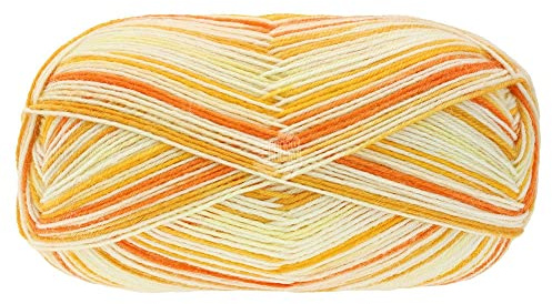 MEILENWEIT 100g Fun 4434 - orange/hellgelb/hellblau/rosa