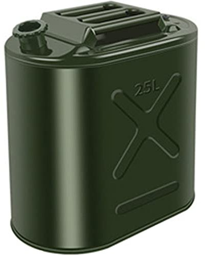 SHENGSHIYU Tanque De Metal Resistente a La Corrosión De 5-30 litros, Tanque con Manguera, para Tanques De Gasolina Y Diesel, Verde,De Gas Tanques Combustible Diesel,ironcover-25L