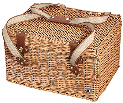 Cilio Picknick-Korb Dorio Hellbraun