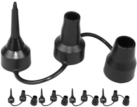 SUPVOX 5sets Pump Nozzles for Inflatable and Mattresses Versatile Attachments for Quick Inflation of Pools