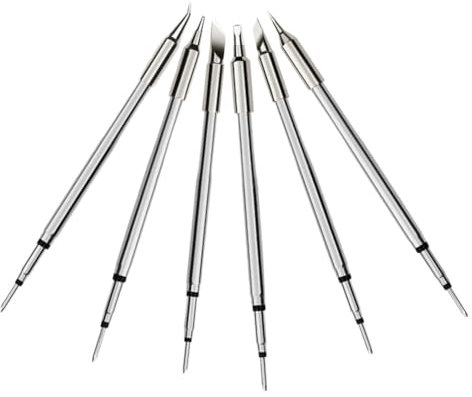 Hasaller Heat Set Insert Tips TS100 Hot Melt Nut Indenter Kit M2-M8 Messing Lötkolbenspitzen für 3D Drucker Teile