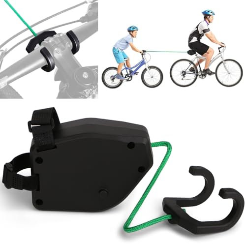Cartlant Abschleppseil Fahrrad Kinder, 2.5M Einziehbar Comfort Eltern Kind Seil Kinderfahrrad Ziehen Tragfähigk 500 lbs für MTB Bike, Universell Passend Fahrrad Zubehör Ebike Zugseil Zugsystem