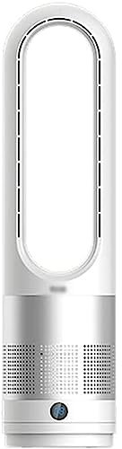 Stark Vind 8 hastighetsinställningar Tower Fläkt, LED Digital Display Design Bladlös stående fläkt, stående fläkt för inomhus/sovrum/vardagsrum Tyst