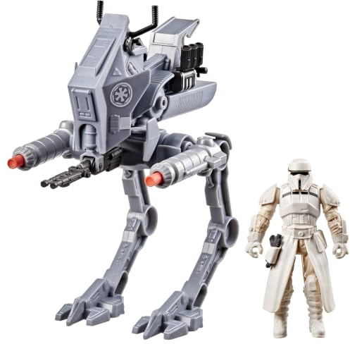 Star Wars ActionVerse AT-RT & Restimperium AT-RT Fahrer, Action-Figur und Fahrzeug zu Star Wars: The Mandalorian & Grogu, Spielzeug für Jungen & Mädchen ab 4 Jahren