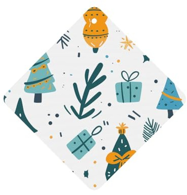 Phayah Lot de 4 désodorisants de voiture à suspendre Motif sapin de Noël Lavande Parfum longue durée