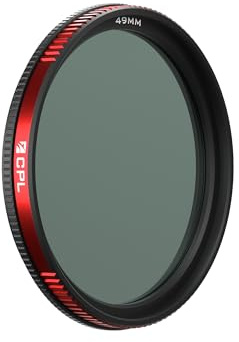 Freewell Polarizador Circular roscado de 49 mm – Filtro CPL | para Aumentar el Color, Elimina el Exceso de Reflejos y Reflejos