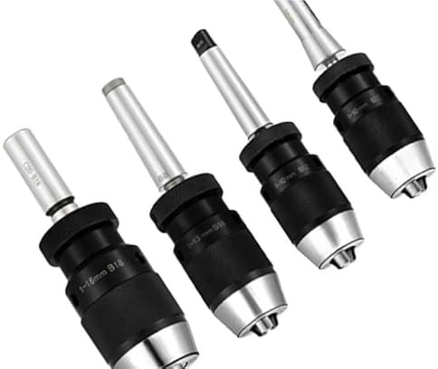 1pc Morse Drill Chuck MT2 MT3 MT4 MT5 R8 C10 C12 C16 C20 B10 B12 B16 B18 B22 Self-Tightening for CNC Lathe Machines(MTA2-B12 (1-10mm))