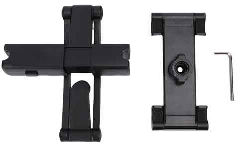 KELFEEAO Soporte para Tableta para reposacabezas de automóvil, aleación de Aluminio, Soporte Ajustable para Tableta, Elementos Esenciales para Viaje por Carretera para el Asiento