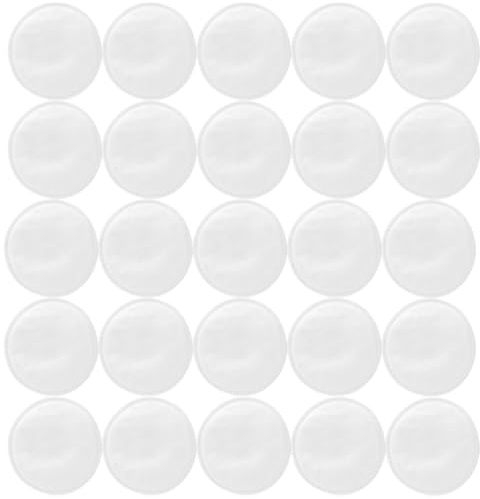 CLISPEED 100 Stück Weiße Runde Gesichtspads aus Vliesstoff Praktische Reinigungspads für Make Up Entfernung und Tägliche Gesichtsreinigung für Reisen