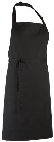 Premier Colours Bib Apron/Workwear (One Size) (Black)