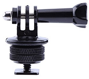 Topiky 3Pcs Kamera Adapter Kit,Lange Schraube,Umwandlungssatz, 1/4 Zoll doppel Blitzschuh Adapter haltbarer Stativ Bergadapter für 2/3/3 + / 4 Kamera