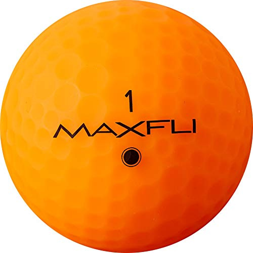 Maxfli StraightFli Golfbollar, matta, orange