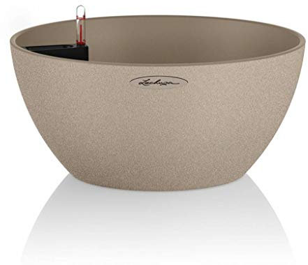 Lechuza Pflanzschale Cubeto Stone 40 sandbeige 13841
