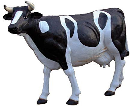 XXL Kuh lebensgross Premium Gartendeko ca.220cm Gartendekoration Deko Figur~Wow!