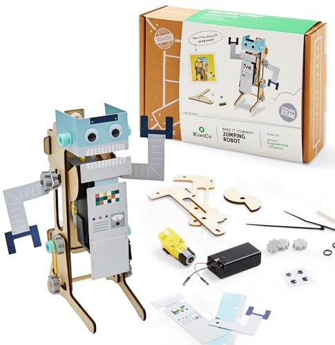 KiwiCo Jumping Robot STEM Kit – Robotics Building Set & Engineering Project for Kids Ages 9+ - Science Gift