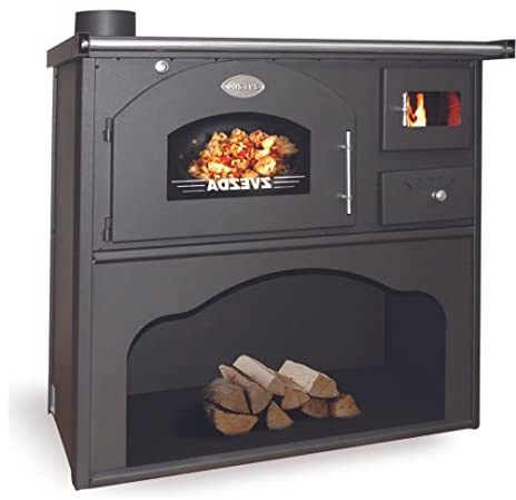 Küchenofen BALKAN ENERGY, Modell Classic GFS 5.9kW, Ofen Links