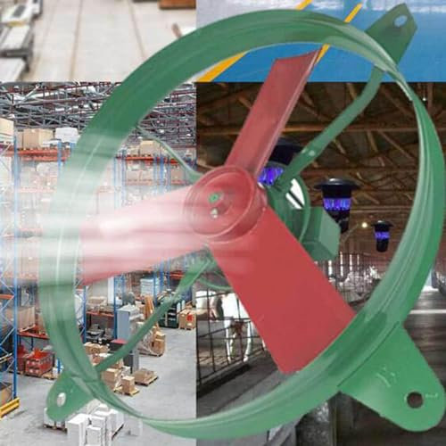 BETAM Ventilatore Industriale,Aprire Ventola Aspirazione,Metallo Estrattore Aria,Motore con Nucleo in Rame,per Fabbrica, Officina, Garage Offiatore di Scarico,600mm